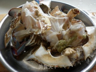 姜油炒螃蟹的做法步骤：3