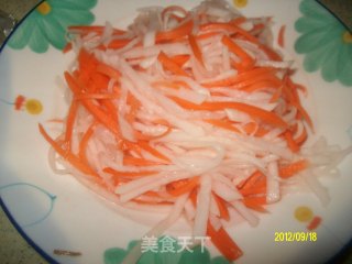 ✿爆腌儿萝卜丝✿的做法步骤：4