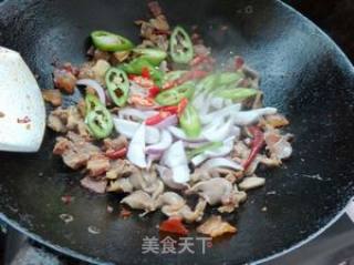香辣火腿鸡胗的做法步骤：9