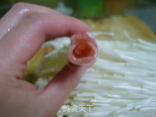 金针肥牛卷的做法步骤：3