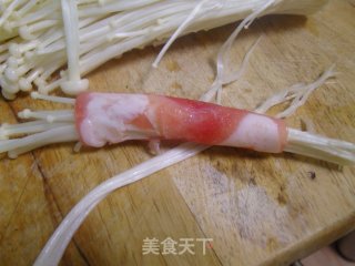 金针肥牛卷的做法步骤：4