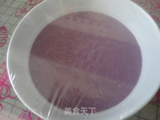 松软美味··紫薯发糕的做法步骤：5