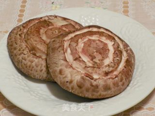 赛鲍鱼--菇镶肉的做法步骤：2