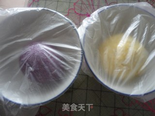 彩色蝴蝶卷的做法步骤：2
