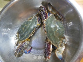 姜汁螃蟹的做法步骤：2