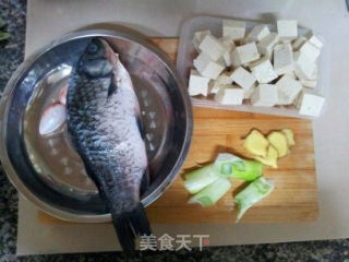 鲫鱼炖豆腐的做法步骤：2