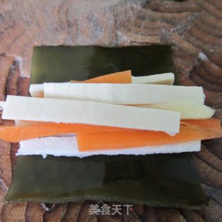 海带卷的做法步骤：3