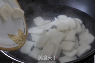 山药炒年糕的做法步骤：2