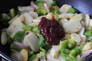 山药炒年糕的做法步骤：4