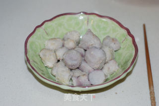 毛豆烧芋艿的做法步骤：2