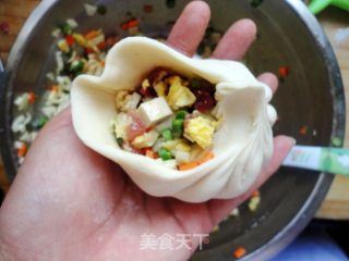 丁丁馅包子的做法步骤：8