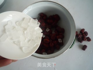 冰糖蜜枣的做法步骤：3
