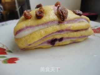 美味多层彩色发糕的做法步骤：7
