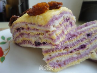 美味多层彩色发糕的做法步骤：8