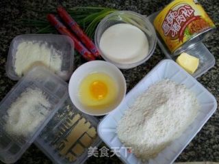 肉松面包卷的做法步骤：1