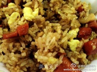 简单式-咖喱炒饭的做法步骤：5