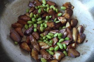 茄子烧毛豆的做法步骤：6