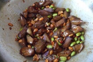 茄子烧毛豆的做法步骤：8