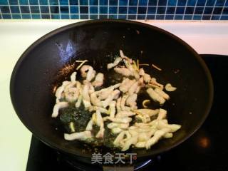 青椒肉丝拌面的做法步骤：5