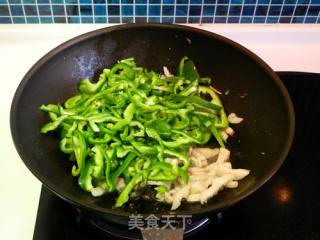青椒肉丝拌面的做法步骤：6