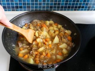 咖喱牛肉饭的做法步骤：16