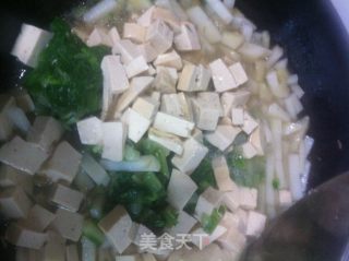 小白菜烩豆腐的做法步骤：6