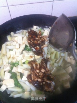 小白菜烩豆腐的做法步骤：8