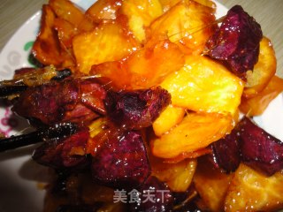 紫薯约会地瓜的做法步骤：11