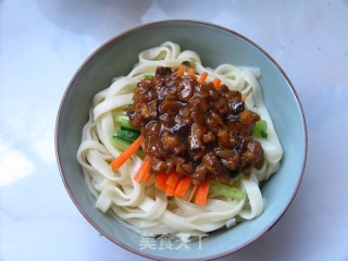 比肉更好吃——双菇炸酱面的做法步骤：12