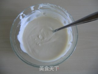 乳酪花糕的做法步骤：1