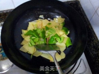 青椒土豆片的做法步骤：5