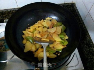 青椒土豆片的做法步骤：7
