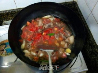 番茄排骨的做法步骤：7
