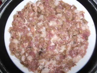 笋干菜蒸肉饼的做法步骤：6