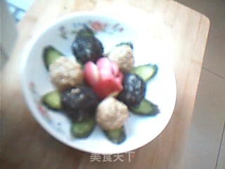 双味糯米球的做法步骤：4