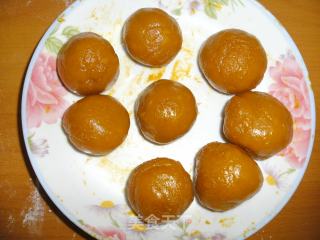南瓜馅冰皮月饼的做法步骤：26