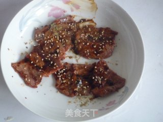 街头小吃——烧饼夹里脊的做法步骤：12