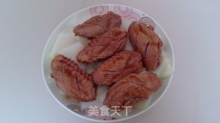冬瓜蒸翅中的做法步骤：6