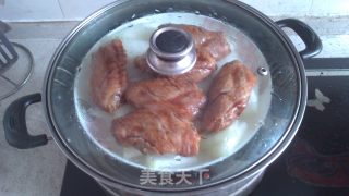 冬瓜蒸翅中的做法步骤：7