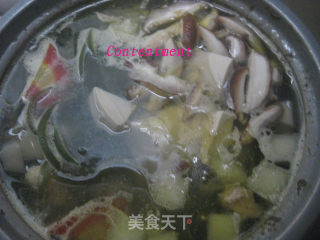 做给宝宝的营养美味——鸡腿菜汤的做法步骤：7