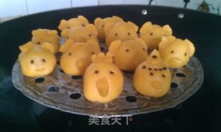 小猪糯香窝窝头的做法步骤：7