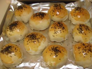 绿豆蛋黄酥的做法步骤：19