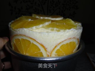 香橙慕斯蛋糕的做法步骤：14