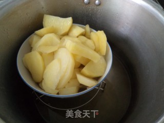 心心相印——双色糯米糕的做法步骤：5