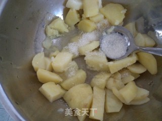 心心相印——双色糯米糕的做法步骤：6