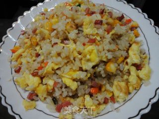 美味营养蛋炒饭的做法步骤：8