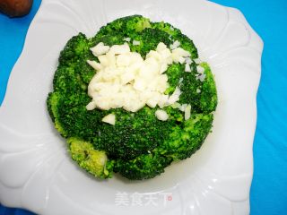 蒜茸西兰花的做法步骤：8