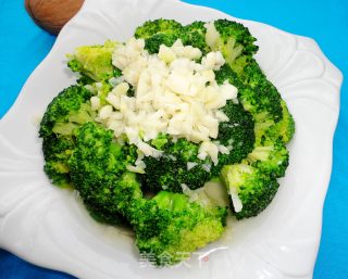 蒜茸西兰花的做法步骤：9