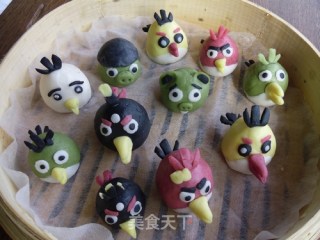 愤怒的小鸟糯米丸的做法步骤：12