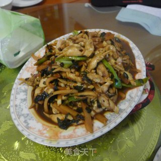 老友炒蛏子的做法步骤：10